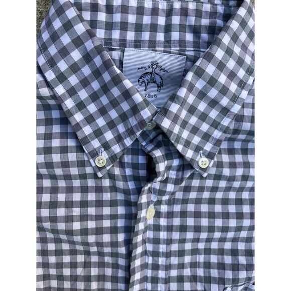 Thom Browne X Brooks Brothers Black Fleece Gingham Button-Down Shirt, Size BB3/M - Picture 3 of 6